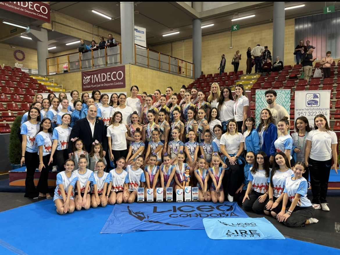 16 METALES PARA EL CLUB LICEO EN LOS CAMPEONATOS DE ANDALUCÍA Y XXVI TORNEO NACIONAL CIUDAD DE CÓRDOBA “LOURDES MOHEDANO”